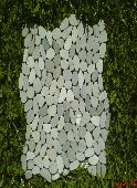 Naravni kamen RF mini green flat mosaic 30cmx30cm 1m2